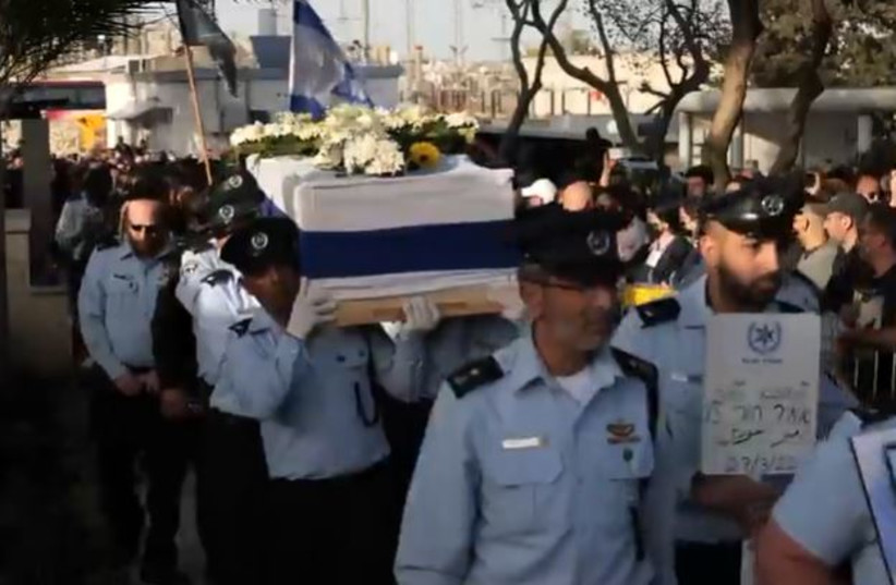  The funeral of 32-year-old Amir Khoury (photo credit: Screenshot/Israel Police)