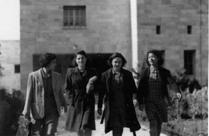  Women at Beit Hechalutzot in Jerusalem, one of the stops in the tour. (credit: Yad Ben Zvi Archives)