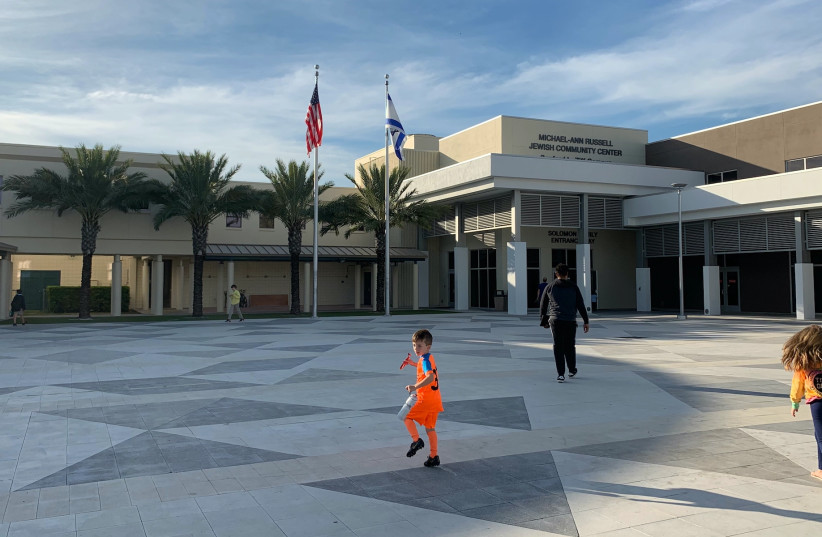  A view of the Michael-Ann Russell Jewish Community Center in Miami. (photo credit: JOSEFIN DOLSTEN/JTA)