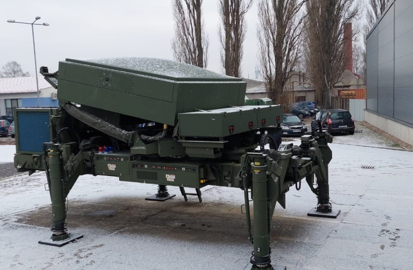   ELM-2084 multi-mission radar (MMR) delivered from Israel Aerospace Industries (IAI) in Israel to the Czech Republic, April 5, 2022. (credit: ISRAEL AEROSPACE INDUSTRIES)