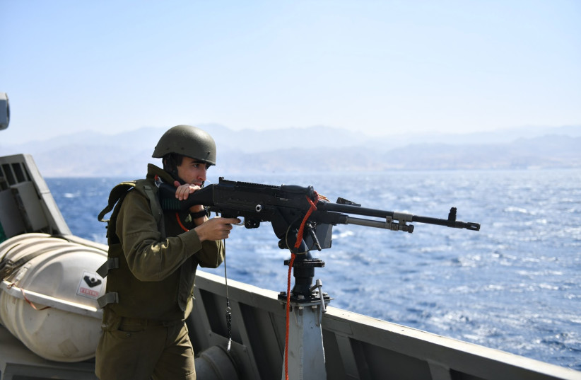  Israel's navy joins the US in the "Intrinsic Defender" drill (photo credit: IDF SPOKESPERSON UNIT)