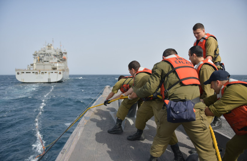   Israel's navy joins the US in the ''Intrinsic Defender'' drill (credit: IDF SPOKESPERSON UNIT)