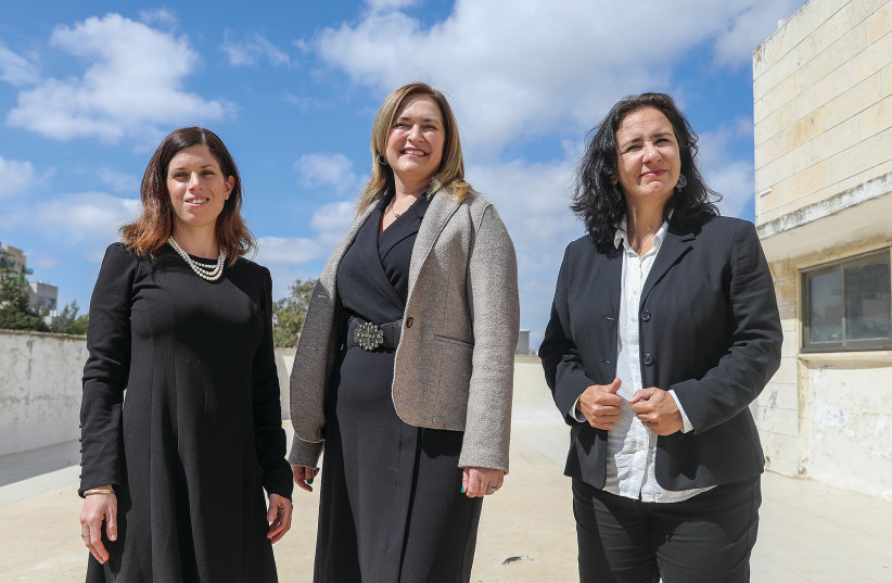  NEW FACES of Judaism. From left, Yochi Rappaport, Anna Kislanski and Rakefet Ginsberg.  (photo credit: MARC ISRAEL SELLEM)