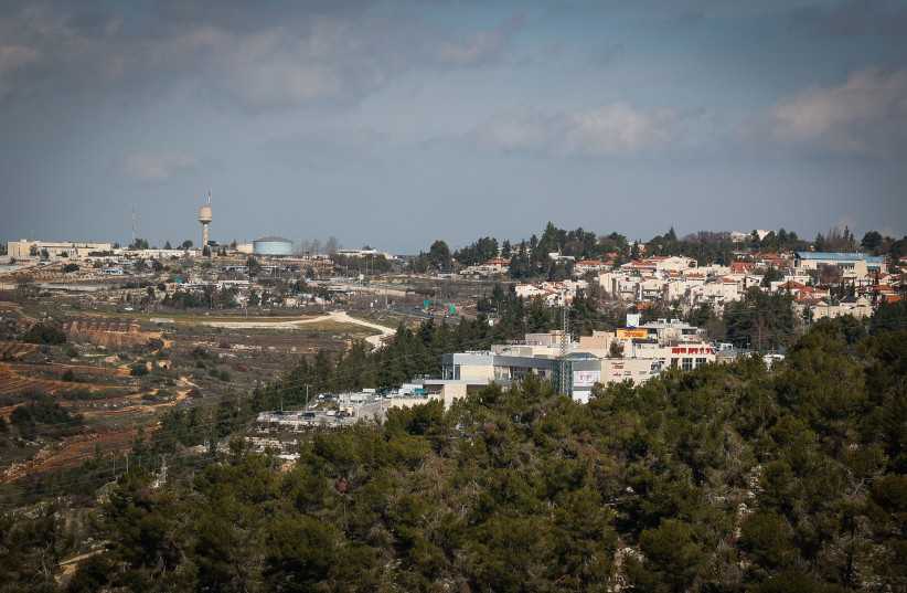  View of the Jewish settlement of Alon Shvut, in the West Bank, on February 27, 2022.  (photo credit: GERSHON ELINSON/FLASH90)