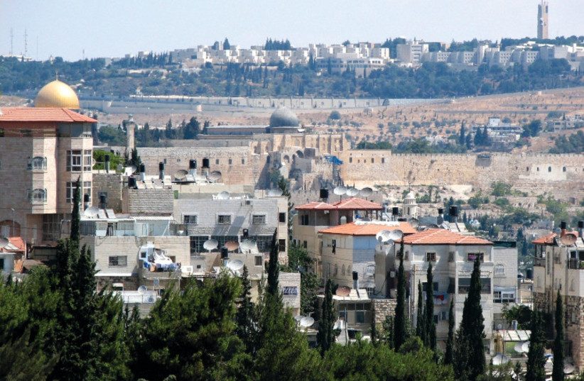  The hill on which the Jerusalem neighborhood of Abu Tor stands today was called the Hill of Evil Counsel, referring to a legend that it was the site of the house of Caiaphas, where Judas plotted to betray Jesus. (credit: GILABRAND/WIKIPEDIA)