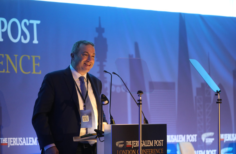  YESHIVA UNIVERSITY president Rabbi Dr. Ari Berman speaks at the Jerusalem Post conference in London.  (photo credit: MARC ISRAEL SELLEM)