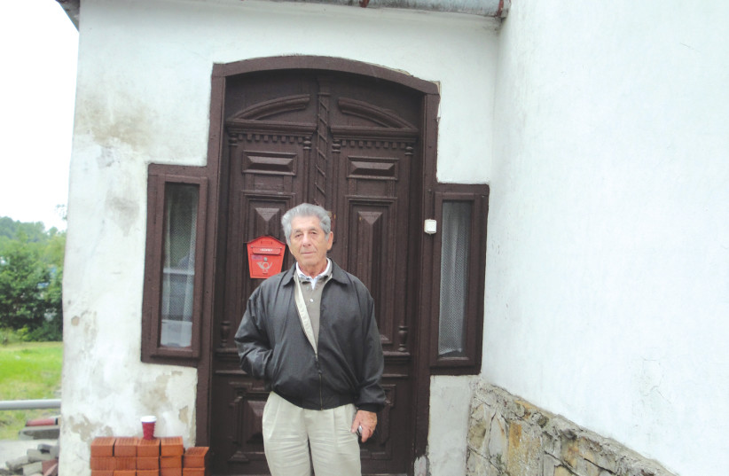  GEORGE SALTON in front of his parents’ house. (credit: Salton Eisen private collection)