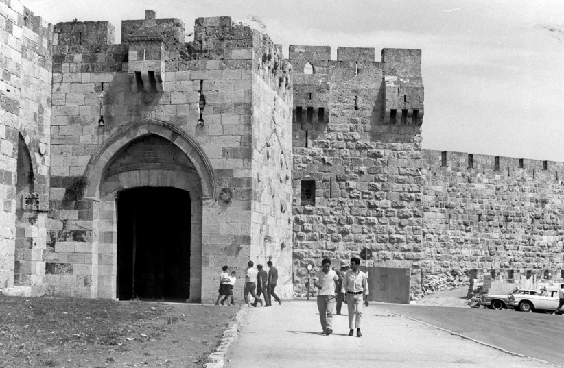  JAFFA GATE, 1968. (photo credit: National Photo Archive)