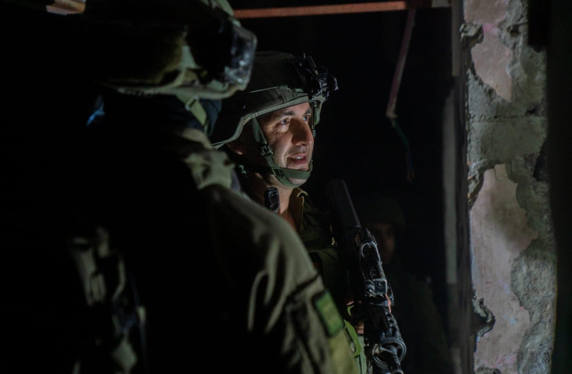  Outgoing deputy commander of Menashe Regional Brigade Lt.-Col. Alon Hanuni. (credit: IDF SPOKESPERSON'S UNIT)