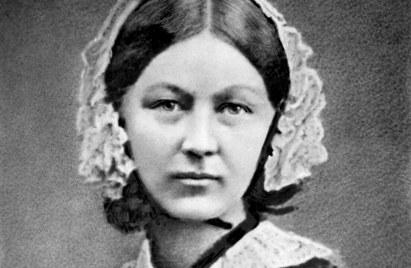  Florence Nightingale, circa 1860, in the National Portrait Gallery, London (photo credit: HENRY HERING/WIKIPEDIA)