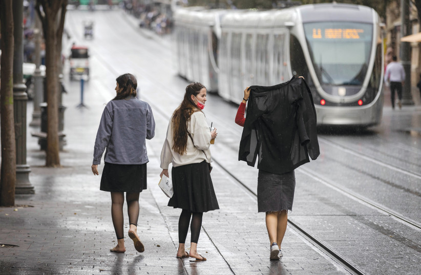  LET WOMEN walk Jerusalem’s streets comfortably.  (photo credit: OLIVIER FITOUSSI/FLASH90)