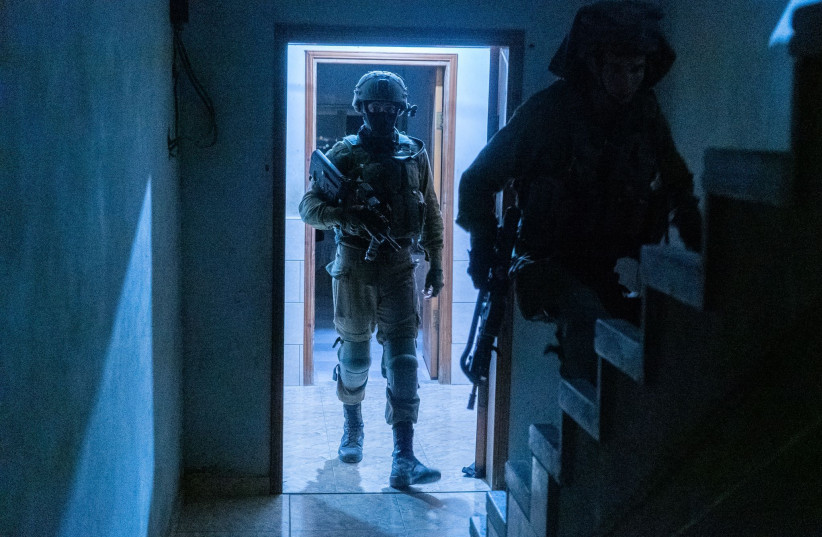  IDF operates in West Bank, May 10, 2022 (photo credit: IDF SPOKESPERSON'S UNIT)
