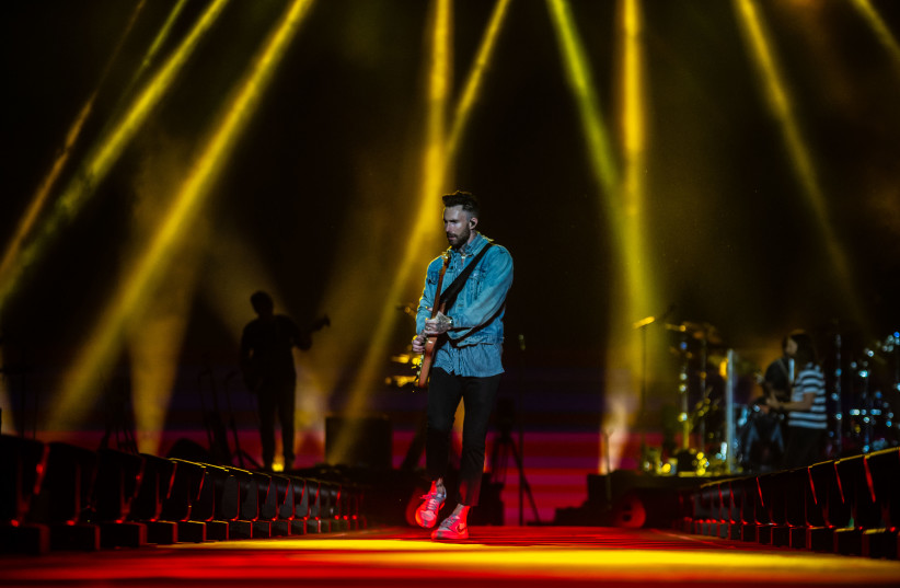  Maroon 5 performing in Tel Aviv, May 9, 2022 (photo credit: LIOR KETER)