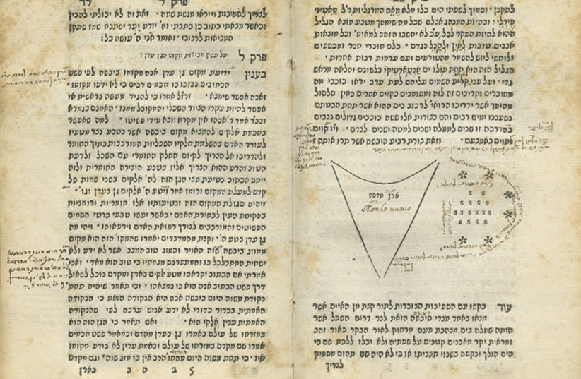 Rare first edition Hebrew book describing 'the New World' to be auctioned in Jerusalem. (credit: KEDEM AUCTION HOUSE)