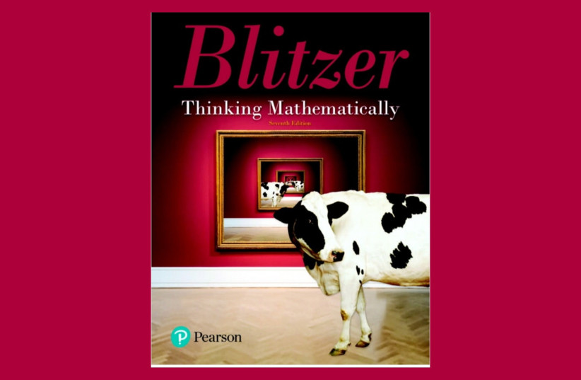  The cover of a textbook, "Thinking Mathematically," that includes a Jewish divorce joke. (photo credit: Pearson/JTA)
