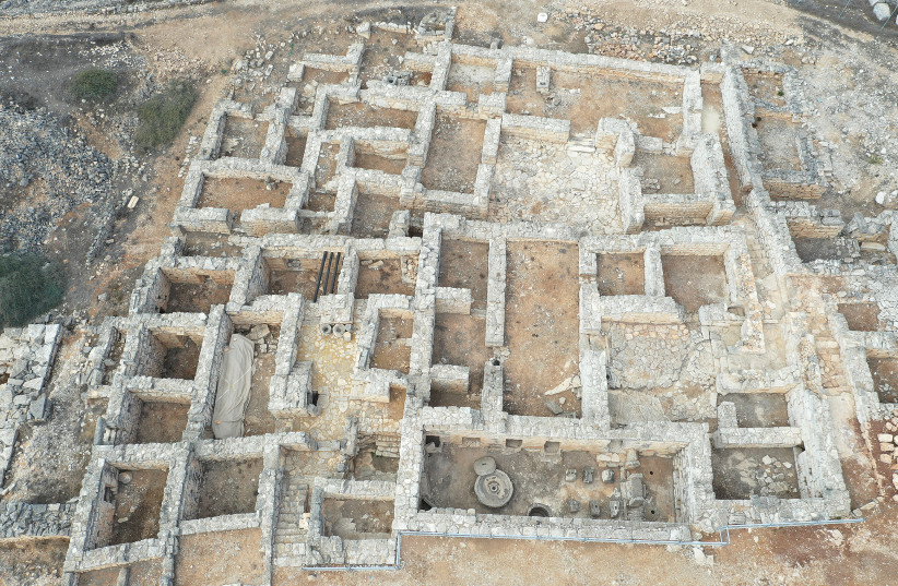  THE REMAINS OF an entire ancient Samaritan dwelling from the early Hellenistic period recently opened to the public by the Israel Nature and Parks Authority on Mount Gerizim are in surprisingly good shape. (photo credit: Noam Ych’ye/Natanel Elimelech)