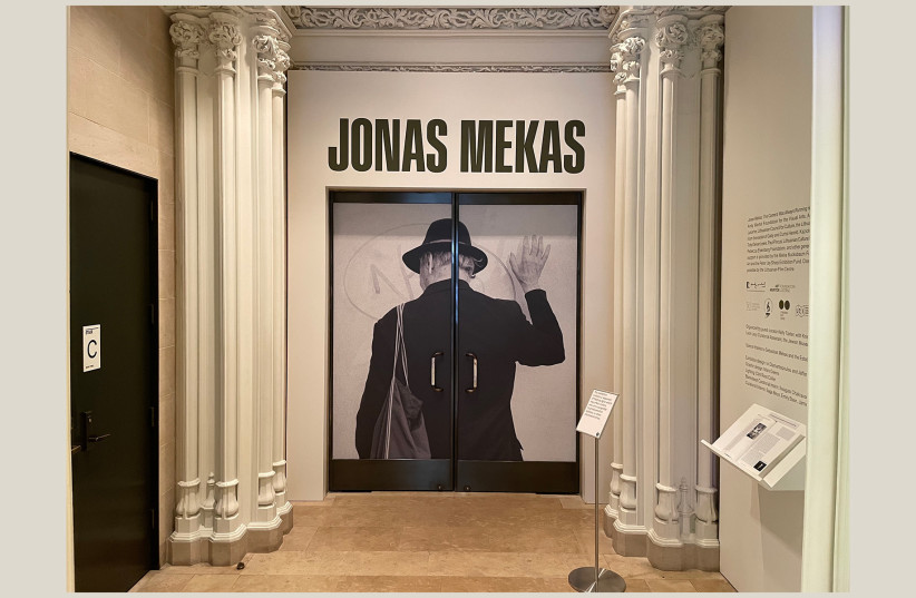 The Jewish Museum’s new exhibit, “Jonas Mekas: The Camera Was Always Running,” is open Feb. 18 through June 5 in New York City. (photo credit: Jackie Hajdenberg)
