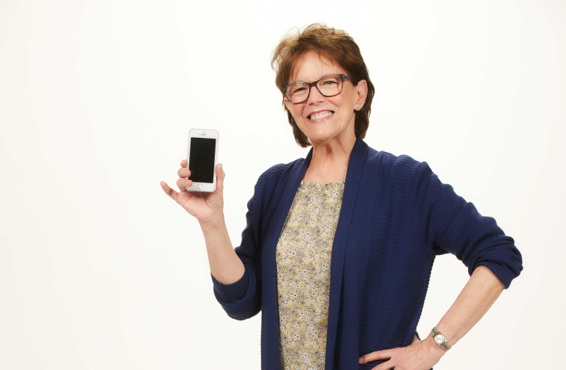  Susan Bennett, the original voice of Siri. (photo credit: MIKE RAMOS)