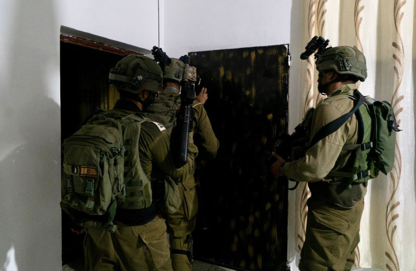  Israeli Defense Forces were active in Jenin in the early hours of the morning on May 18. (credit: IDF SPOKESPERSON'S UNIT)