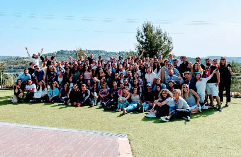 100 Masa Fellows from 17 different countries attend Masa's Global Leadership Summit  (photo credit: MASA ISRAEL JOURNEY)
