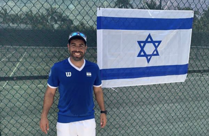  NOAM YITZHAKI, former pro player, works for Israel Tennis & Education Centers.  (credit: Yoni Yair/ITEC)