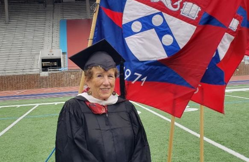  SECOND CHANCE: In graduation cap and gown at the University of Pennsylvania.  (photo credit: Lisbeth Willis)
