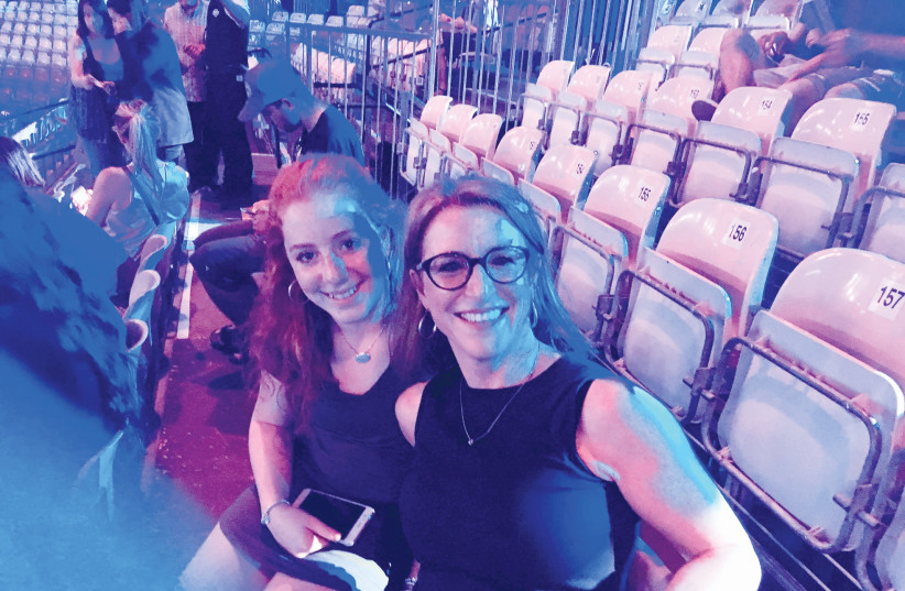  THE WRITER and her daughter attend the Eurovision rehearsal show in Tel Aviv in 2019. (credit: ANDREA SAMUELS)