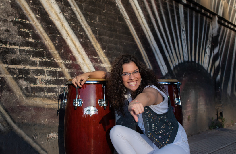  ARGENTINEAN PERCUSSIONIST-SINGER Carolina Cohen will perform with Cuban-born singer and pianist Ariacne Trujillo Duran as the Furies duo. (photo credit: YELLOW SUBMARINE)
