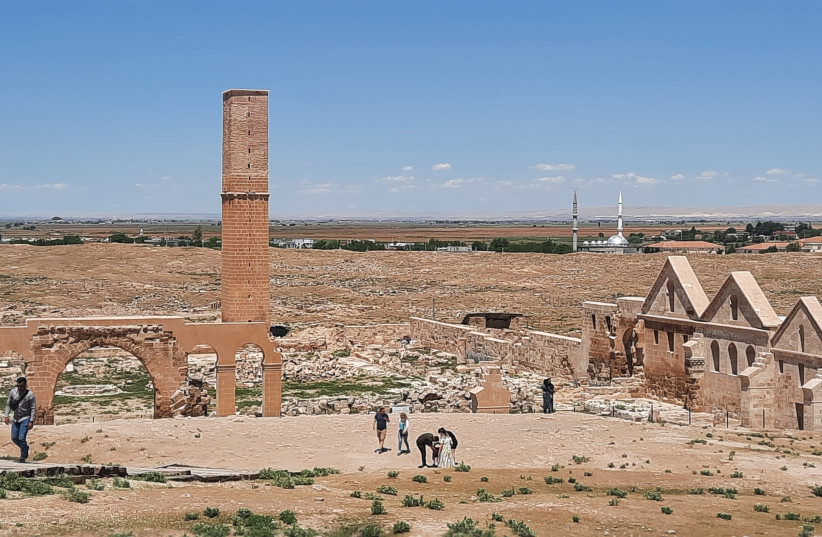  Reconstruction of ancient University of Harran. Tower of mosque served also as an observatory. (credit: JUDITH SUDILOVSKY)