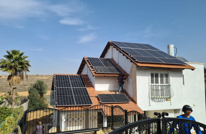  20% rise in solar power system installations in H2 2021. (photo credit: ENERPOINT)