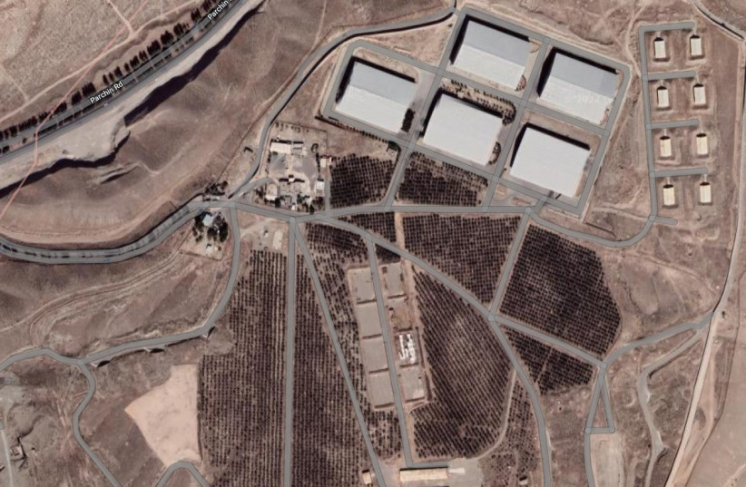Site de Parchin, Iran. (crédit photo : CAPTURE D'ÉCRAN GOOGLE EARTH)