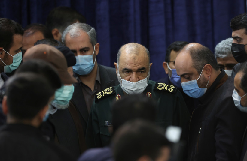  Major General Hossein Salami is seen during a ceremony to mark the second anniversary of the killing of senior Iranian military commander General Qassem Soleimani in a US attack, in Tehran, Iran, January 3, 2022.  (credit: MAJID ASGARIPOUR/WANA (WEST ASIA NEWS AGENCY) VIA REUTERS)