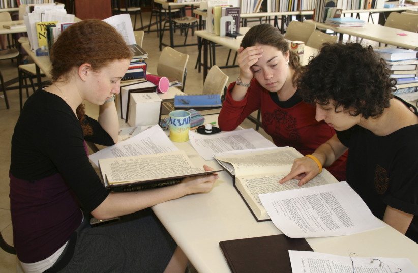  ONE OF the holiday’s most ancient and exciting customs? Tikkun Leil Shavuot.  (photo credit: GERSHON ELINSON/FLASH90)