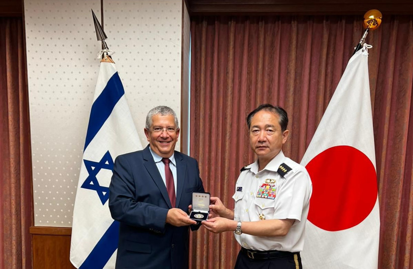  Defense Ministry's Director-General Amir Eshel visits Japan. (credit: Israel Defense Ministry Spokesperson’s Office)
