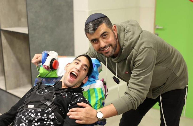  In late October 2021, Ishay Ribo visited ADI Jerusalem and immediately expressed a desire to play  a special benefit concert to help empower the residents and special education students with severe disabilities. (photo credit: ADI)