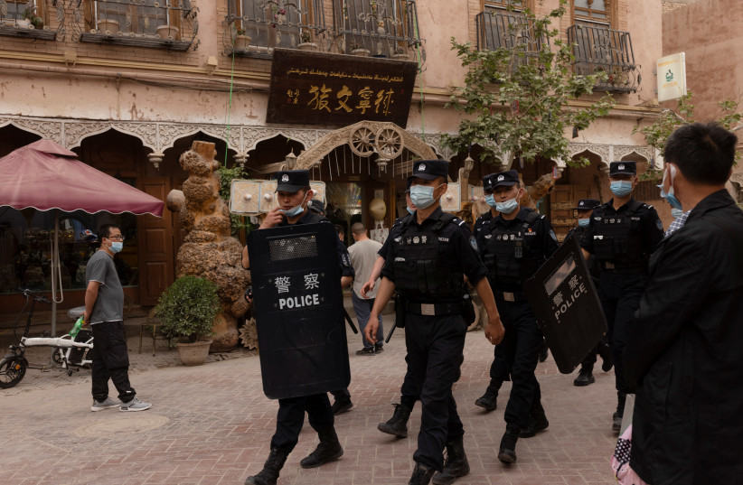 In China's new Xinjiang: patriotic tourism, police and propaganda (photo credit: REUTERS)