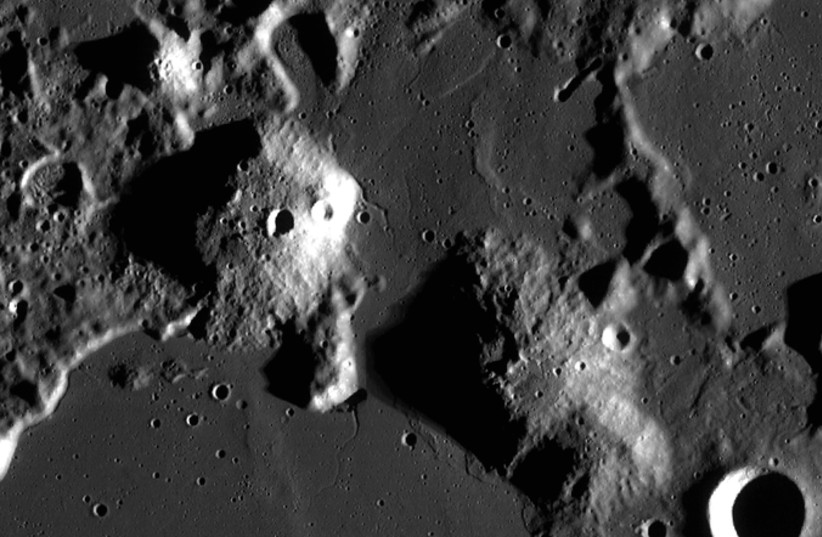  Gruithuisen Domes, two volcanos on the lunar surface (Illustrative). (credit: Wikimedia Commons)