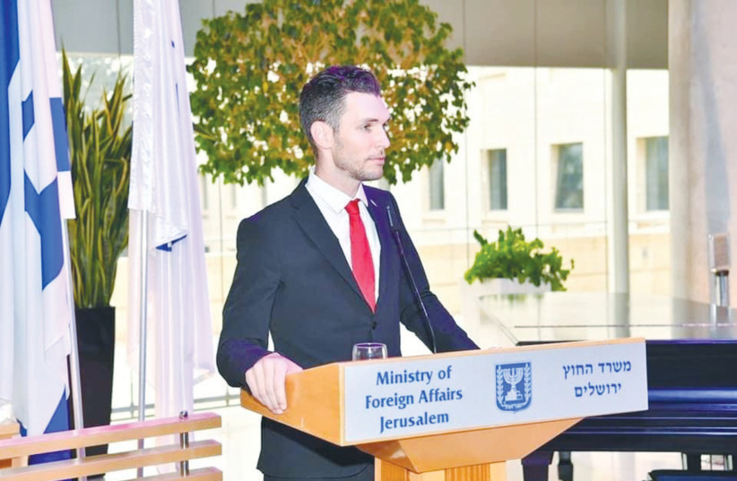  DEPUTY FOREIGN MINISTER Idan Roll: ‘Misinformation and fake news against Israel is posing a strategic challenge.’ (photo credit: FOREIGN MINISTRY)