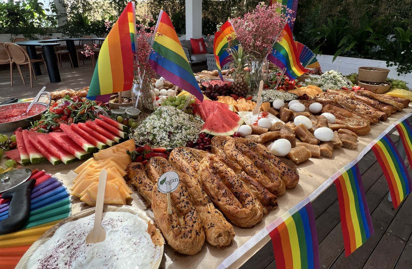  Huuge's Pride-filled rooftop breakfast. (photo credit: HUUUGE/PR)