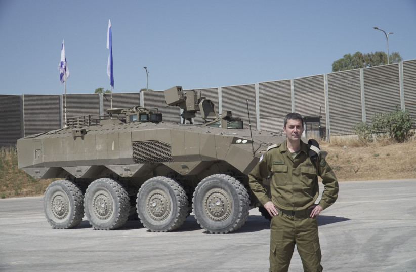 The new Eitan armored personnel carrier. (photo credit: MINISTRY OF DEFENSE SPOKESPERSON'S OFFICE)