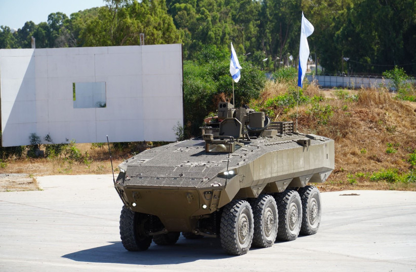  Eitan armored personnel carrier (credit: MINISTRY OF DEFENSE SPOKESPERSON'S OFFICE)