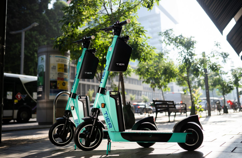  TIER Mobility e-scooter (credit: Uri Taub)