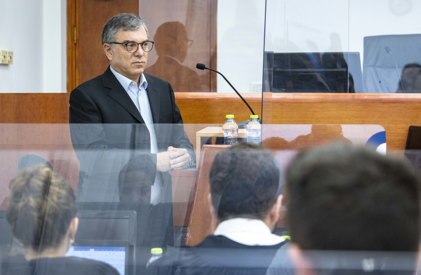  Shlomo Filber, former director general of the Communications Ministry court hearing in the trial against former Israeli prime minister Benjamin Netanyahu, at the District Court in Jerusalem on June 15, 2022.  (photo credit: OLIVIER FITOUSSI/FLASH90)