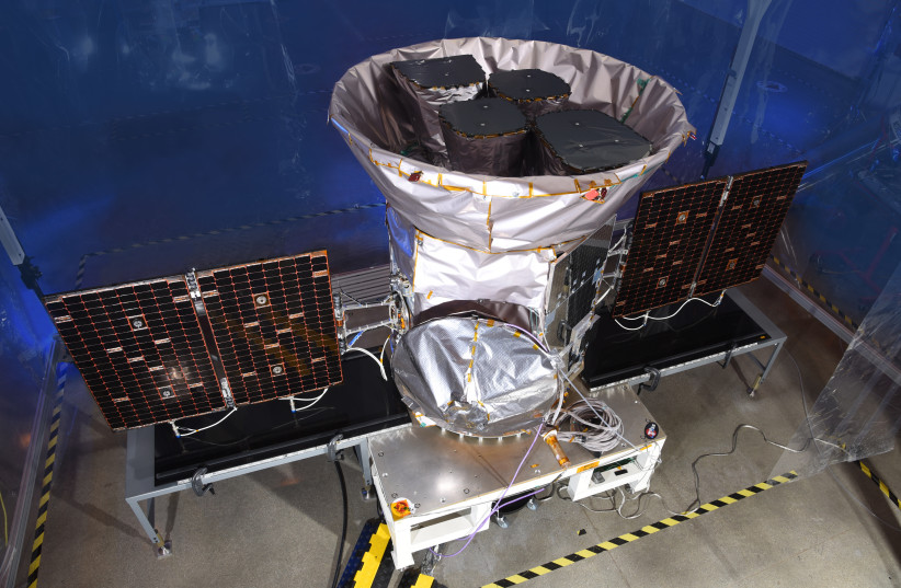 TESS spacecraft undergoes preparation for launch (credit: ORBITAL ATK/NASA/PUBLIC DOMAIN/VIA WIKIMEDIA COMMONS)