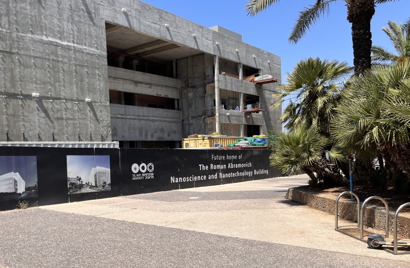  Roman Abramovich has donated towards the construction of a new nanoscience building on the Tel Aviv University campus, seen above in May 2022. (photo credit: JTA)