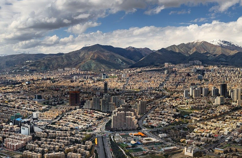  View of northern Tehran, Iran (photo credit: Wikimedia Commons)