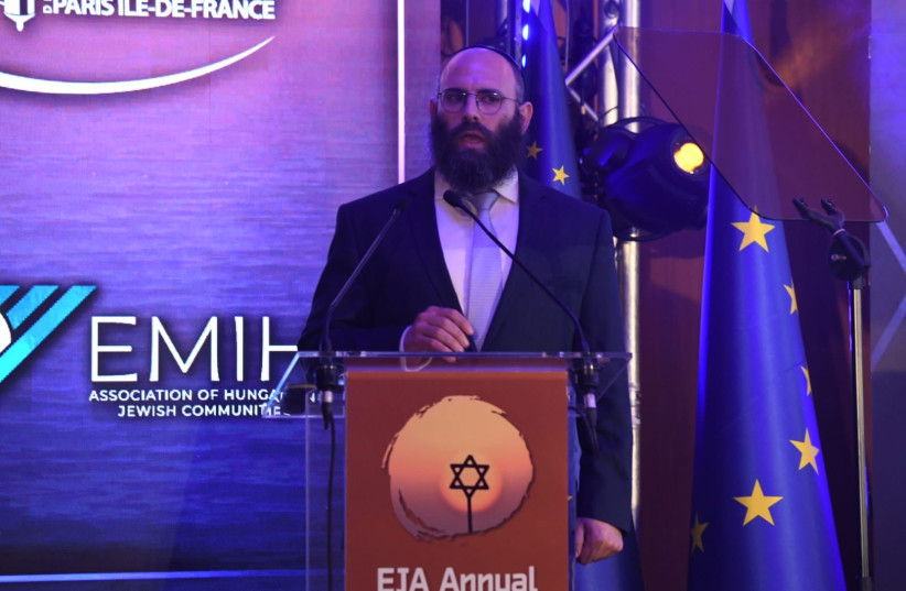   Rabbi Menachem Margolin, chairman of European Jewish Association (EJA). (credit: YOSSI ZELIGER)