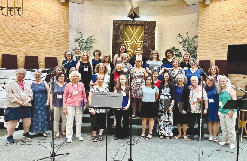  WOMEN CANTORS gather at a recent conference in Oklahoma City (photo credit: DEBORAH KATCHKO-GRAY)