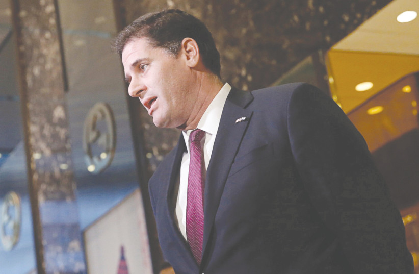  FORMER AMBASSADOR to Washington Ron Dermer suggested that Israel should prioritize the support of Evangelical Christians over that of American Jews (photo credit: REUTERS/MIKE SEGAR)