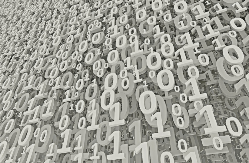  Background of digits (photo credit: SHUTTERSTOCK)